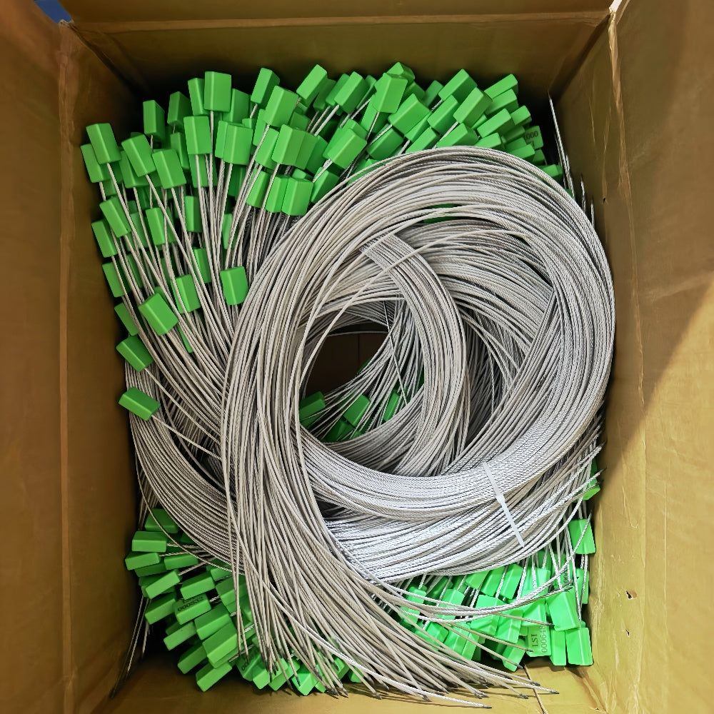 Utility Meter Security Seals - Anti-Tamper Steel Wire & QR Code