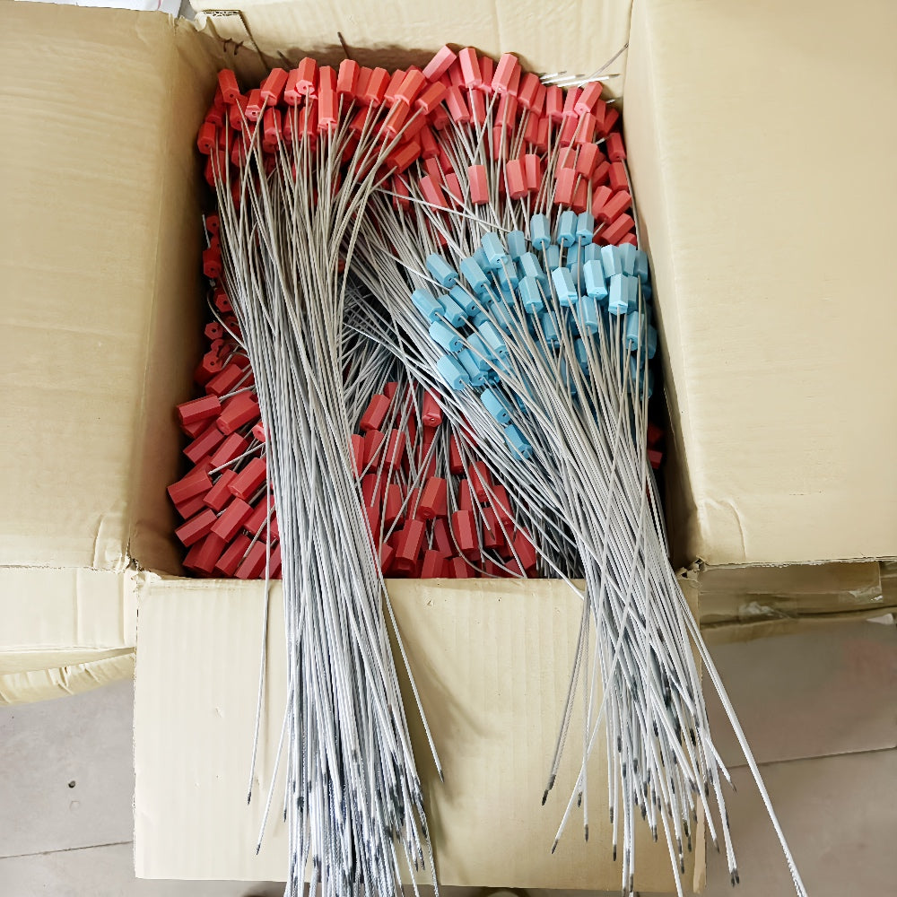 Heavy-Duty Steel Wire Seals - Anti-Theft & Barcode Customization