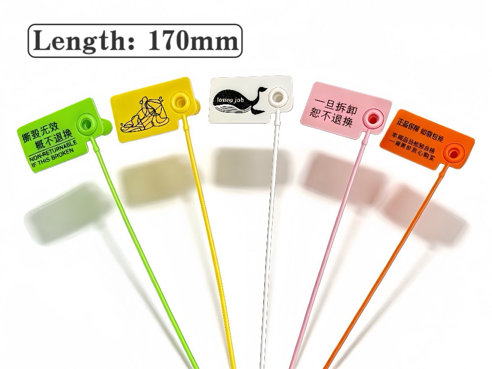 Anti - tampering seal｜防篡改易辨識｜定制LOGO封條 - 香港環鑫塑料封條貿易有限公司