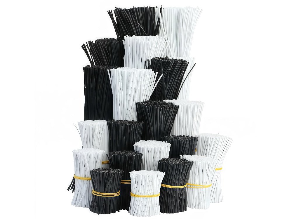 白色鐵芯扎帶｜可隨意剪裁、重複使用｜束線理線專用 (鐵包膠) - 香港環鑫塑料封條有限公司