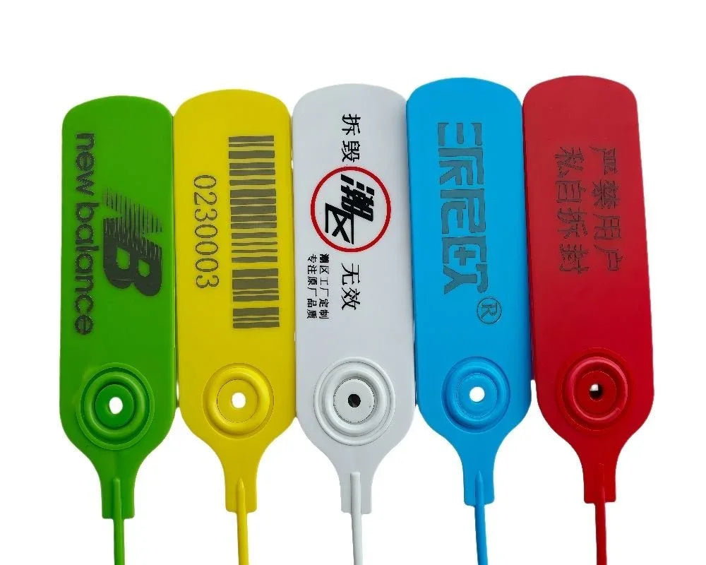 Airport aviation seal｜2000條起訂｜防偽序列號+QR碼定制 - 香港環鑫塑料封條貿易有限公司