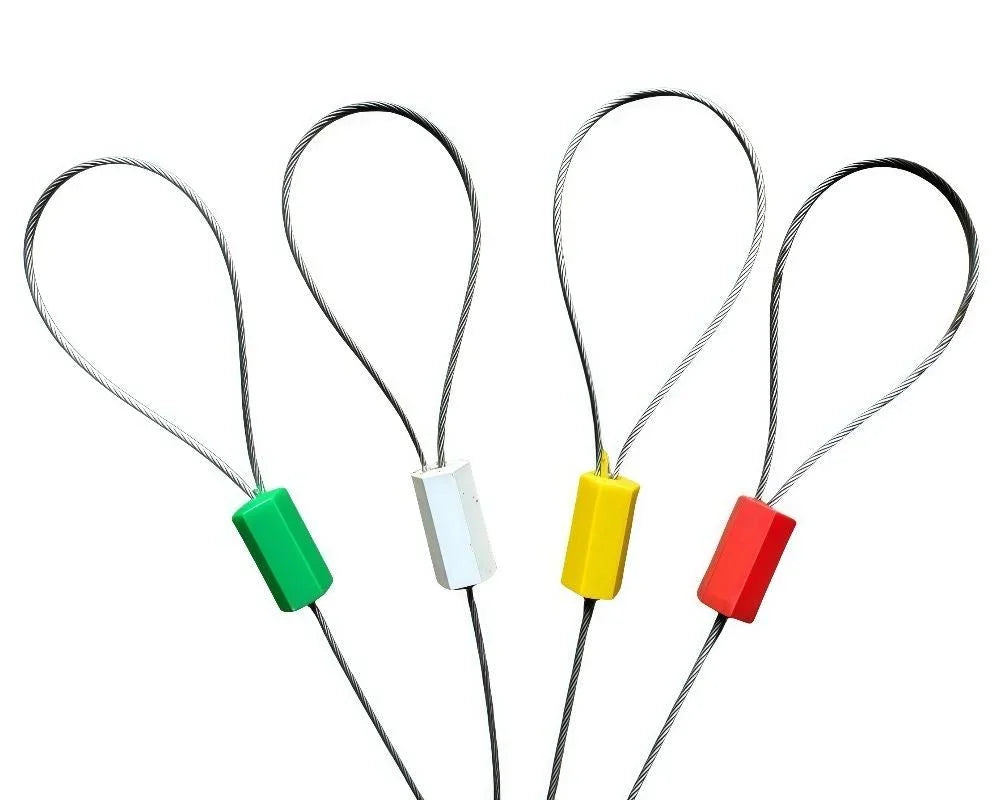 貨櫃鋼絲封 ｜Anti - theft wire seal｜條碼定制｜1000條起訂 - 香港環鑫塑料封條貿易有限公司