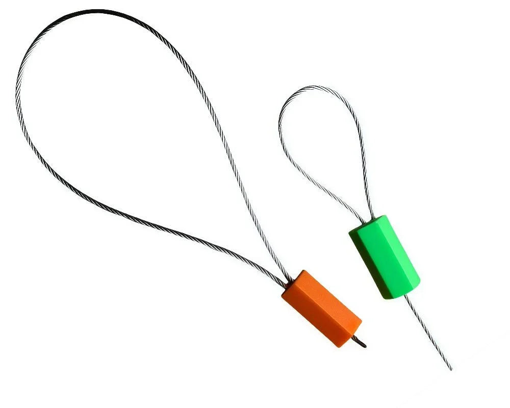 貨櫃鋼絲封 ｜Anti - theft wire seal｜條碼定制｜1000條起訂 - 香港環鑫塑料封條貿易有限公司