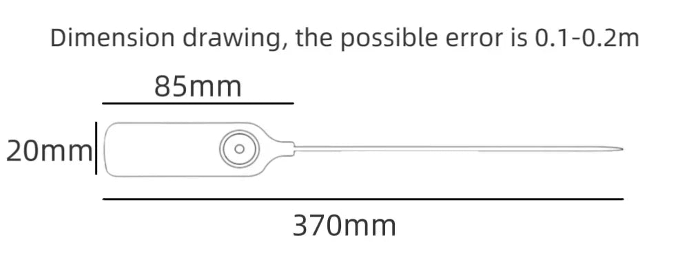超市膠封條｜零售防盜Plastic seal｜激光定制序列號｜香港批發 - 香港環鑫塑料封條貿易有限公司