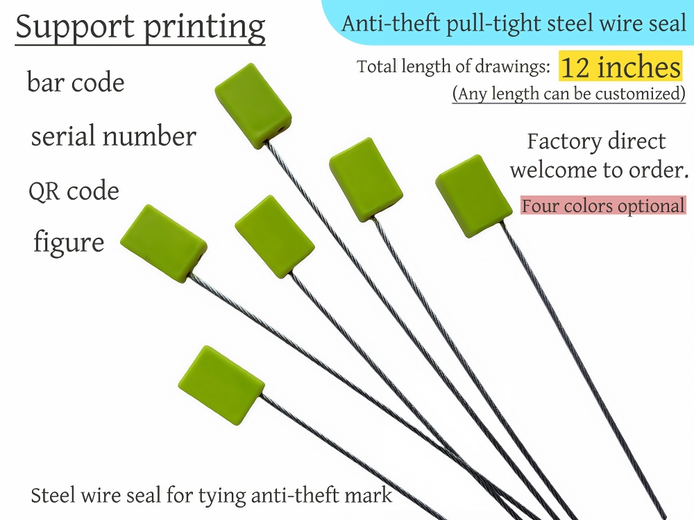 Logistics Courier Steel Wire Seals - Tamper-Evident, Anti-Theft & Global Shipping