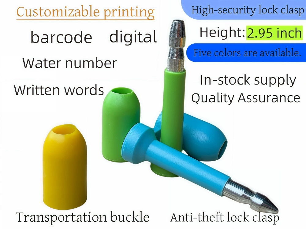 High Security Truck & Railway Seals - Tamper-Evident, Unique Serial Numbers, Hong Kong Direct
